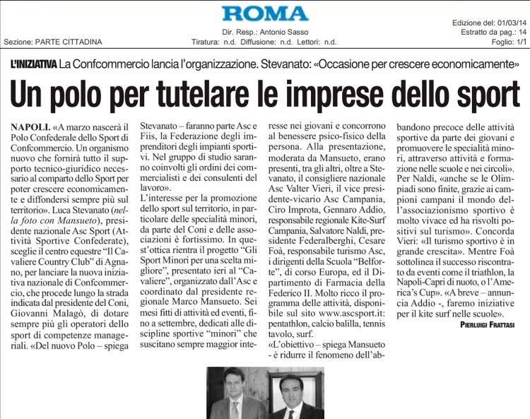 polo confederale dello sport