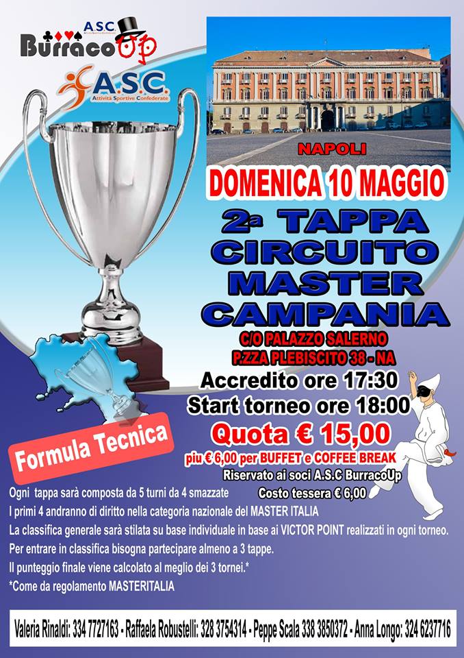 Burraco - Circuito Master Campania - Napoli 10 05 2015