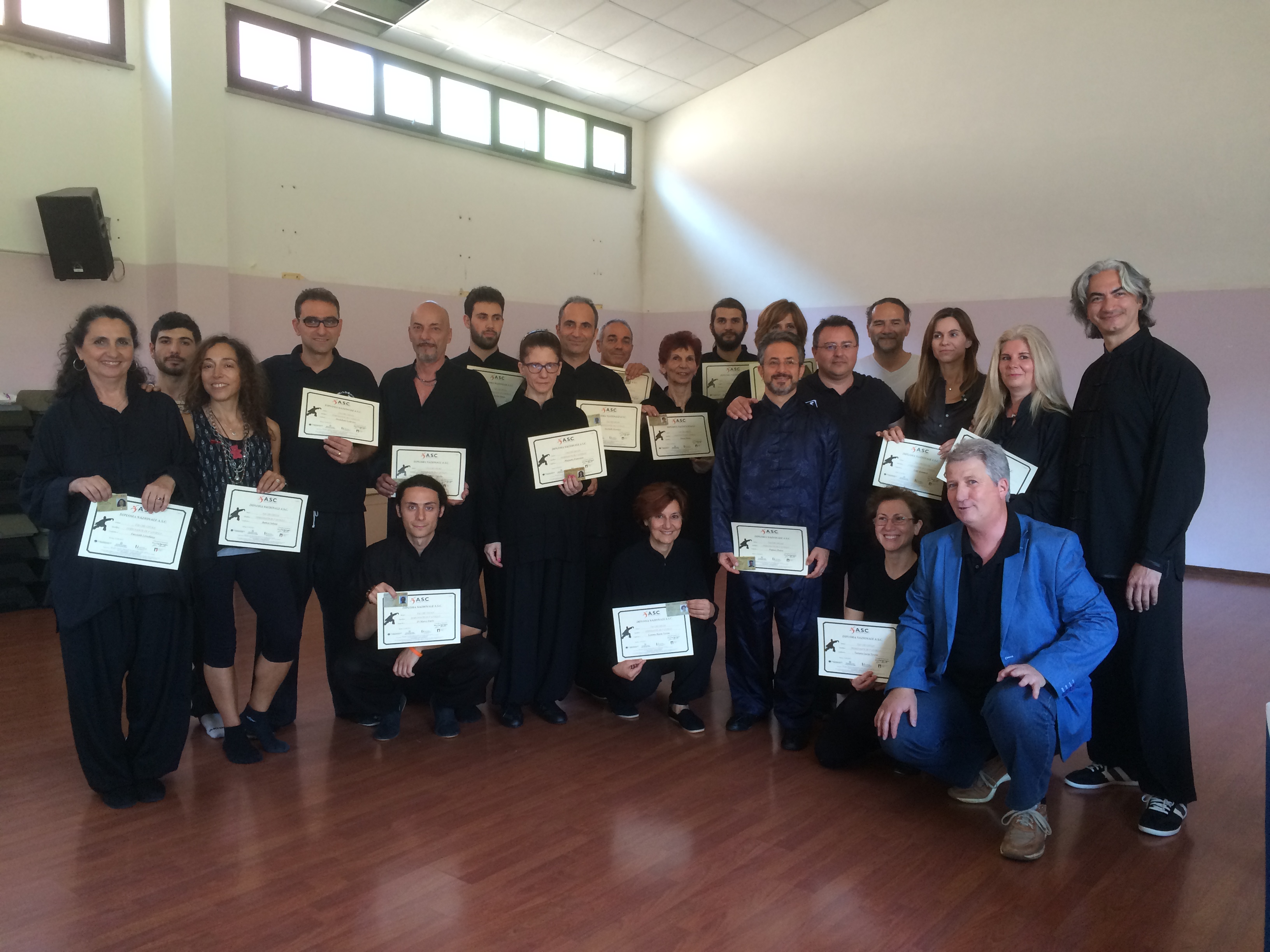 CONCLUSO IL CORSO BASE di TAI CHI CHUAN 1   livello