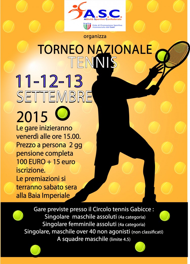 Torneo Tennis ASC 2015