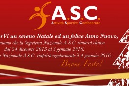 Ringraziamenti ed auguri del Presidente A.S.C.