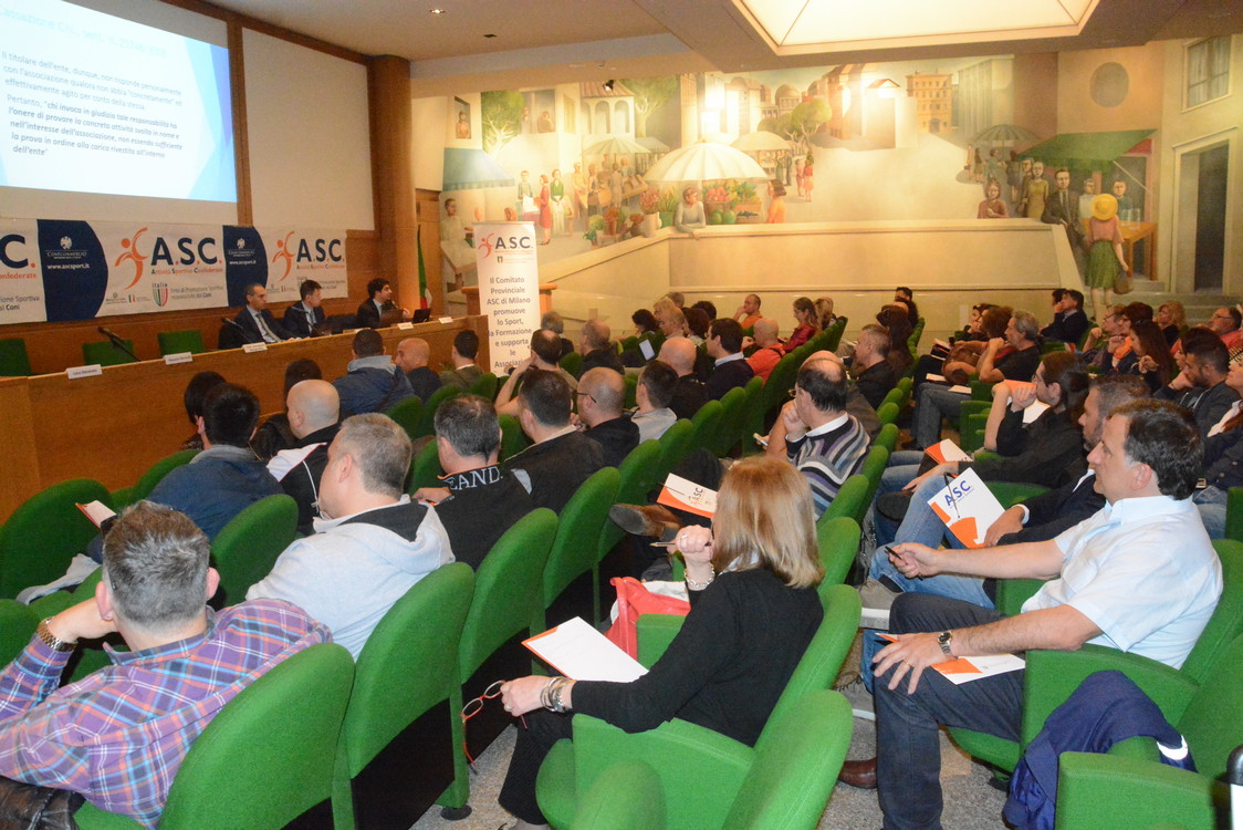La gestione amministrativa delle associazioni A S C  - Convegno ASC Milano