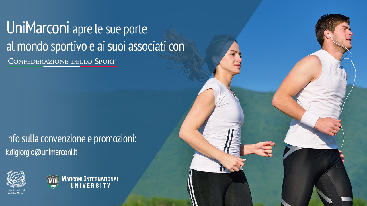 CONVENZIONE  MIU Marconi International University e Confederazione dello Sport