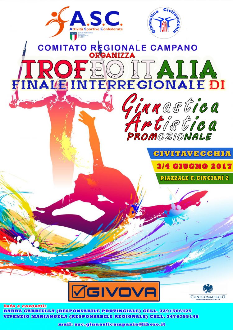TROFEO ITALIA Finale Interregionale di ginnastica artistica promozionale A S C 