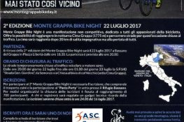 2ª EDIZIONE MONTE GRAPPA BIKE NIGHT 22 Luglio 2017