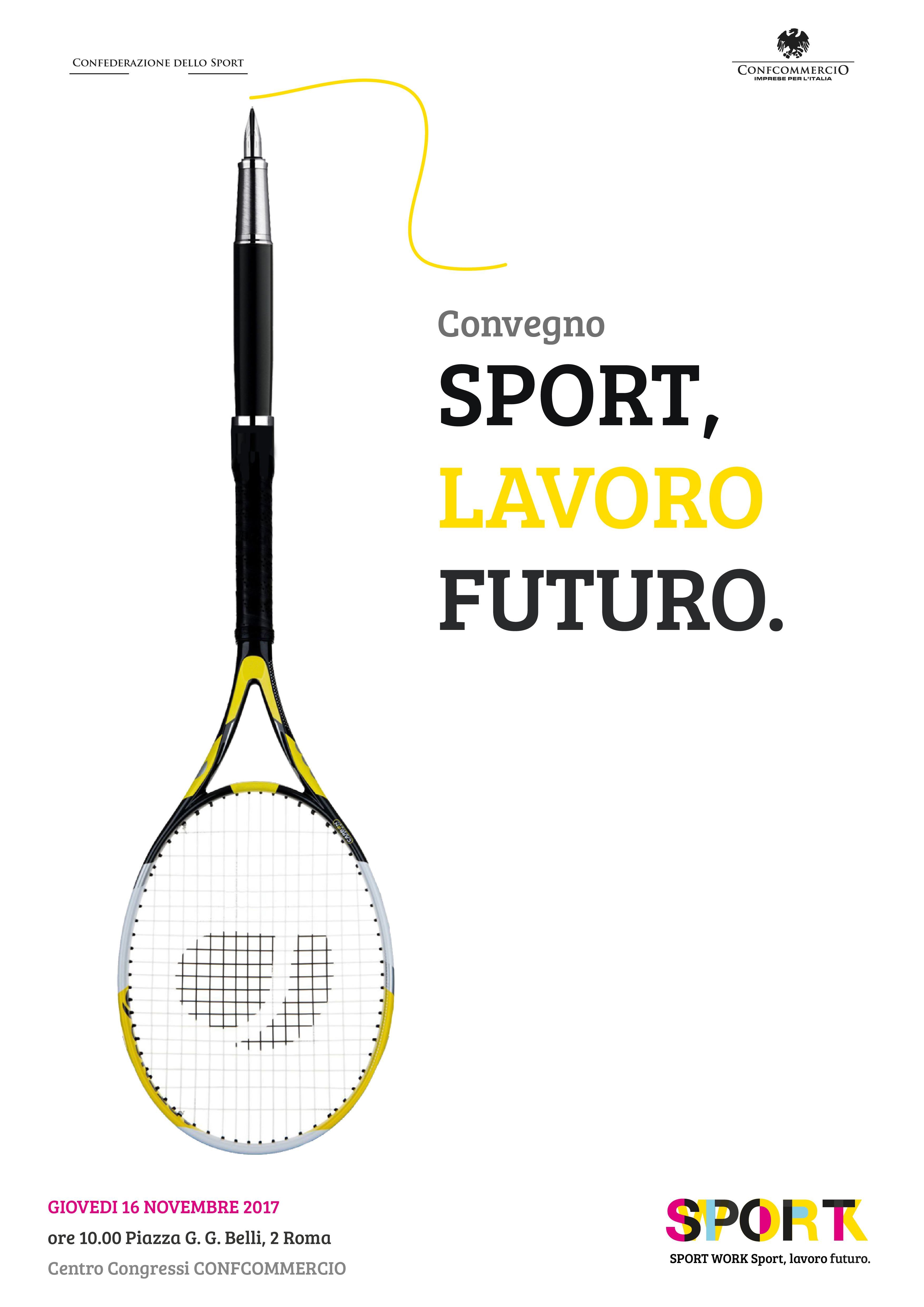 Ai nastri di partenza il Convegno Sport Work della Confederazione dello Sport  quot Sport  lavoro futuro quot 