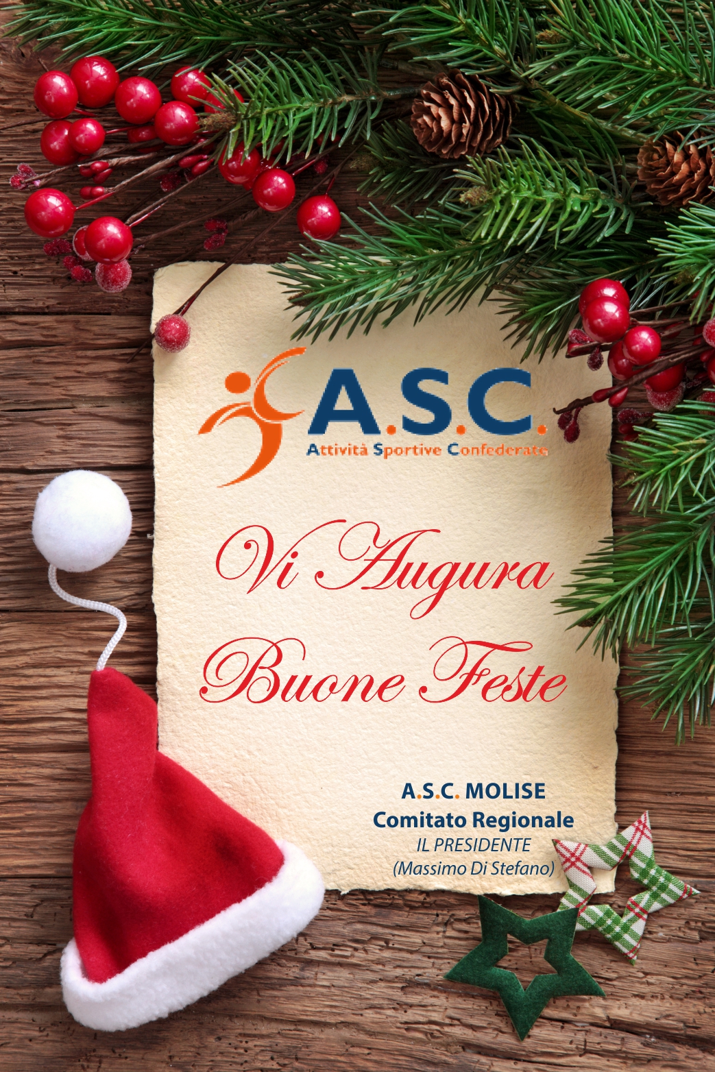 ASC Comitato Regionale Molise Vi Augura Buone Feste