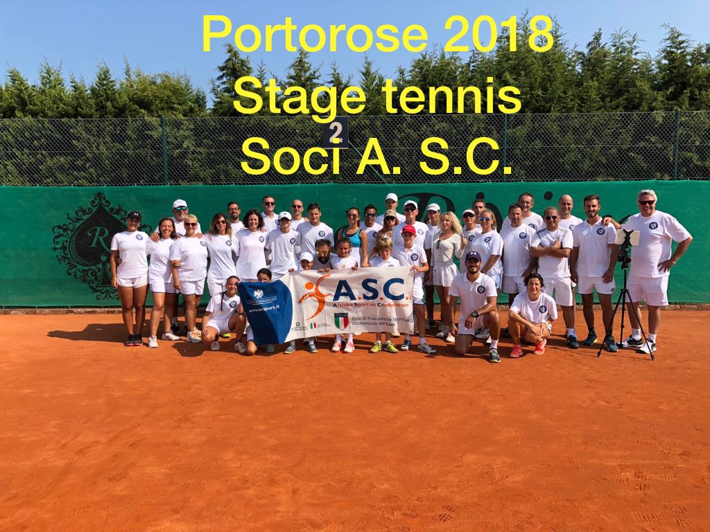 Portorose 2018 STAGE DI TENNIS ASC