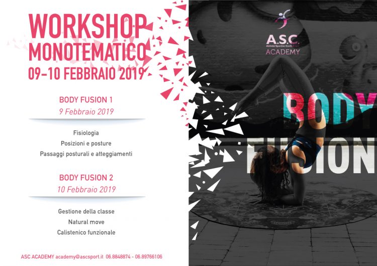 Workshop monotematico BODY FUSION