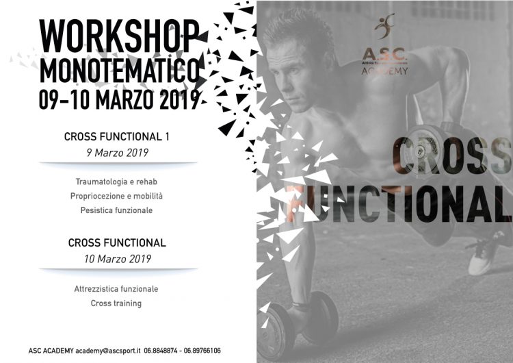 Workshop monotematico CROSS FUNCTIONAL