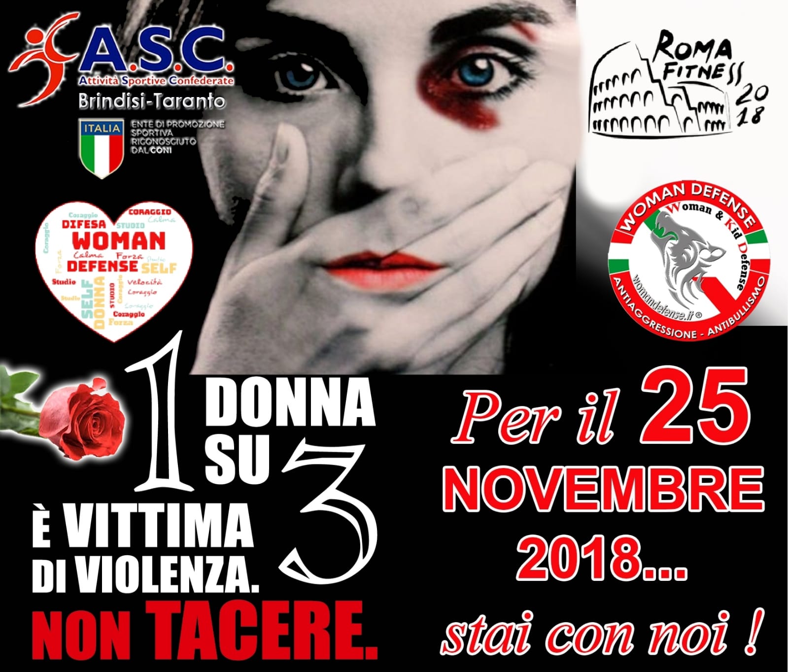 Giornata internazionale per l  039 eliminazione della violenza contro le donne ASC BRINDISI