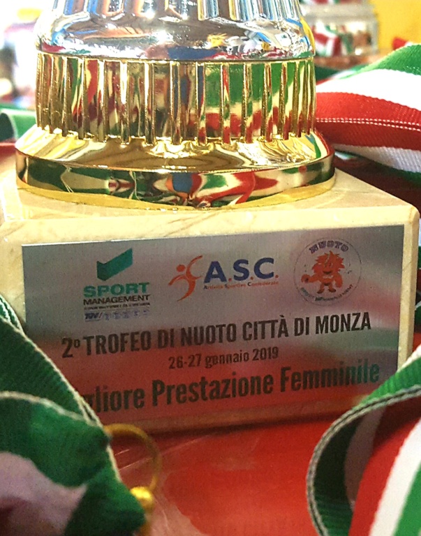 Seconda edizione del trofeo di nuoto    Citt   di Monza    ASC-SPORT MANAGEMENT