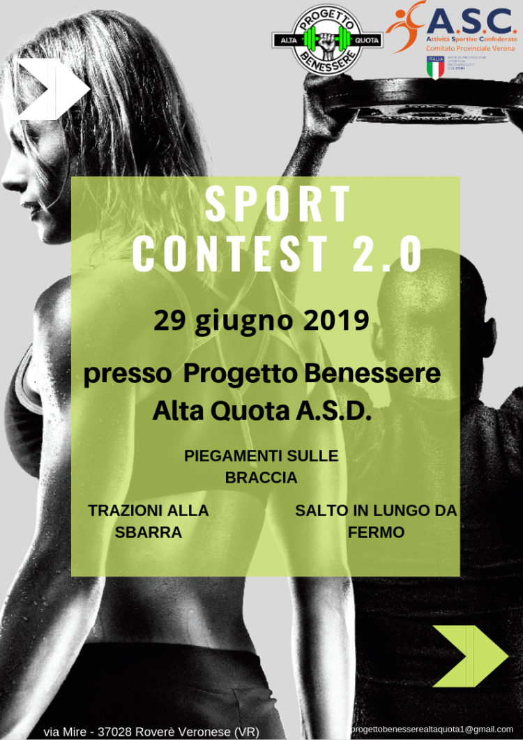 Sport Contest 2 0 Progetto Benessere Alta Quota A S D  ASC VERONA