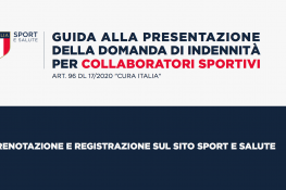 GUIDA ALLA PRESENTAZIONE DELLA DOMANDA DI INDENNITÀ PER COLLABORATORI SPORTIVI