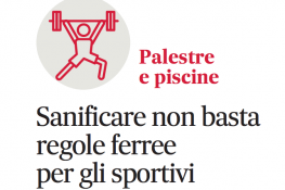 Il Messaggero: palestre e piscine