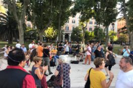 Piazza della Salute in festa aspettando gli Azzurri