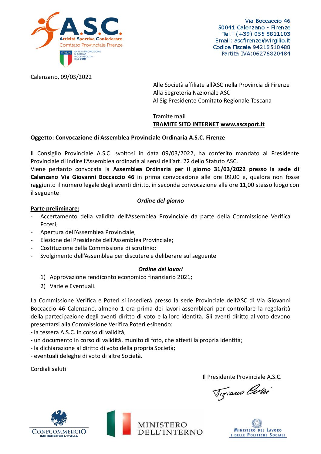 convocazione assemblea