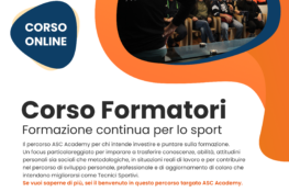 Corso Formatori – Formazione continua per lo sport 2022