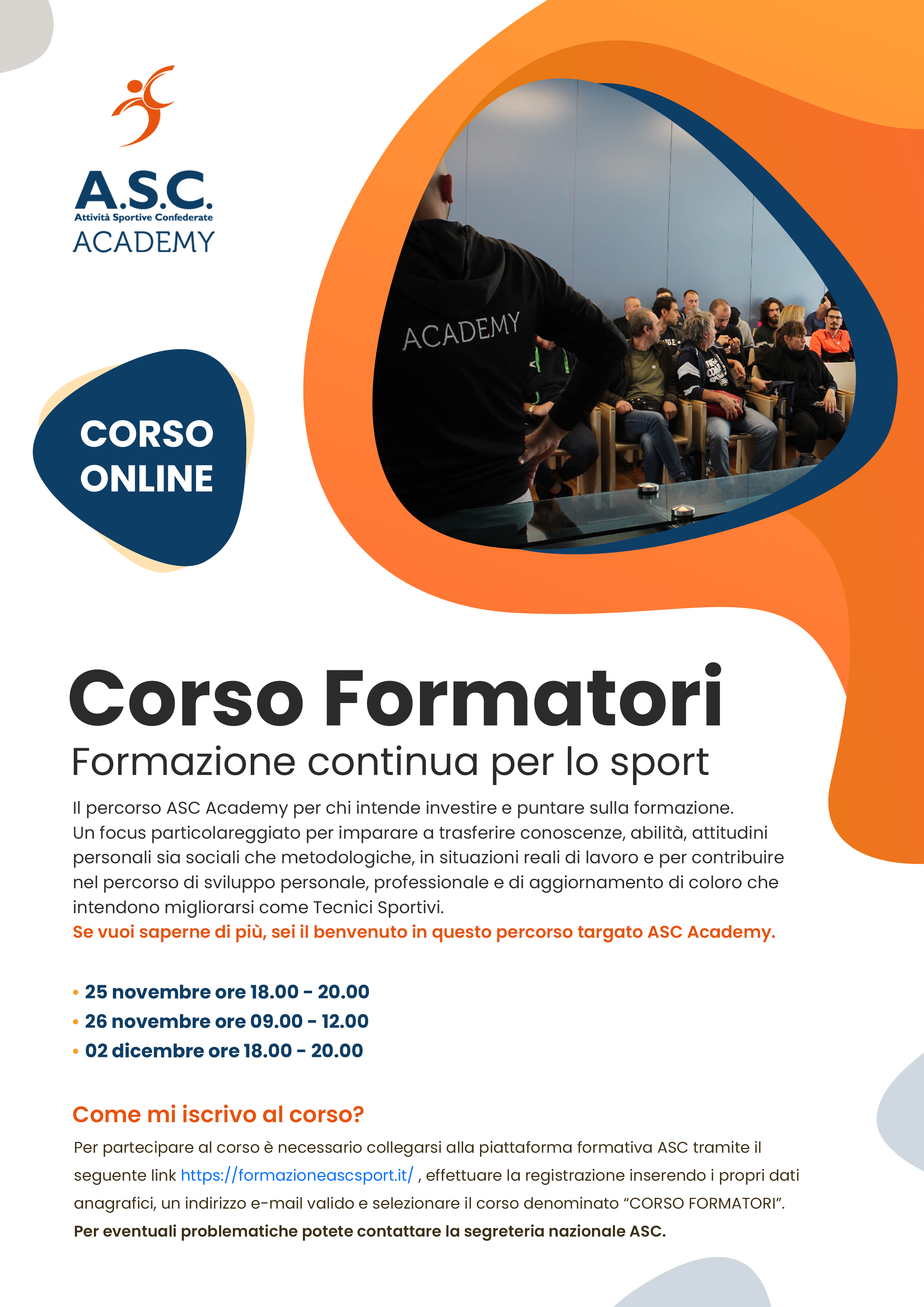 Corso Formatori - Formazione continua per lo sport 2022