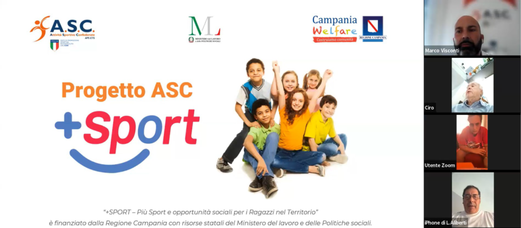 Primo incontro riservato alle associazioni aderenti al progetto ASC ...