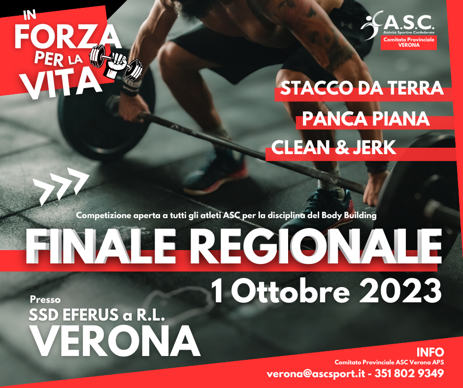 In forza per la vita - Finale regionale 2023