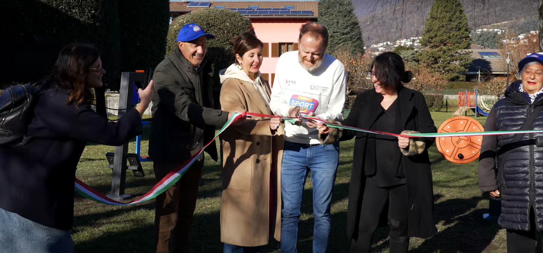 Inaugurata al Parco Segantini di Como la prima popup sport zone