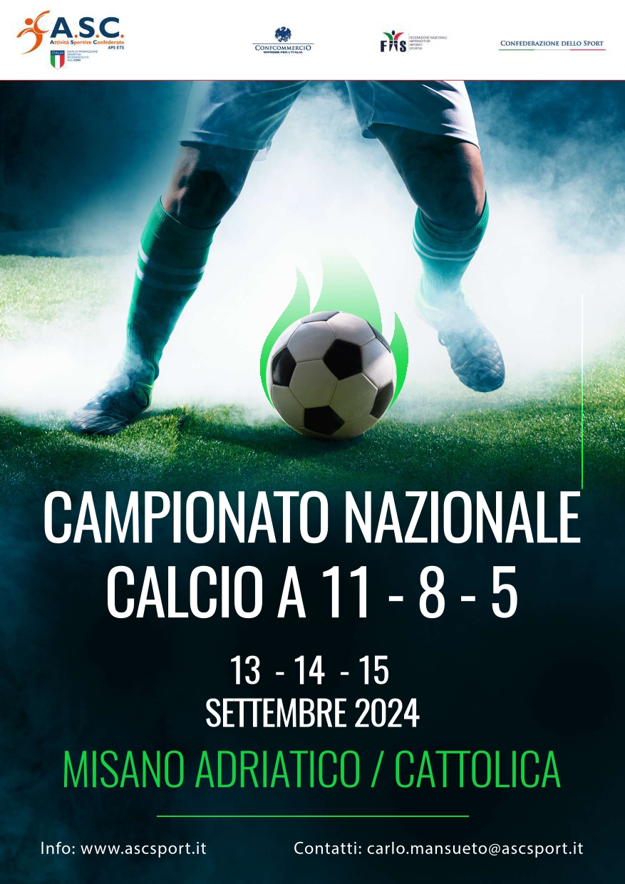 CAMPIONATO NAZIONALE CALCIO ASC 2024