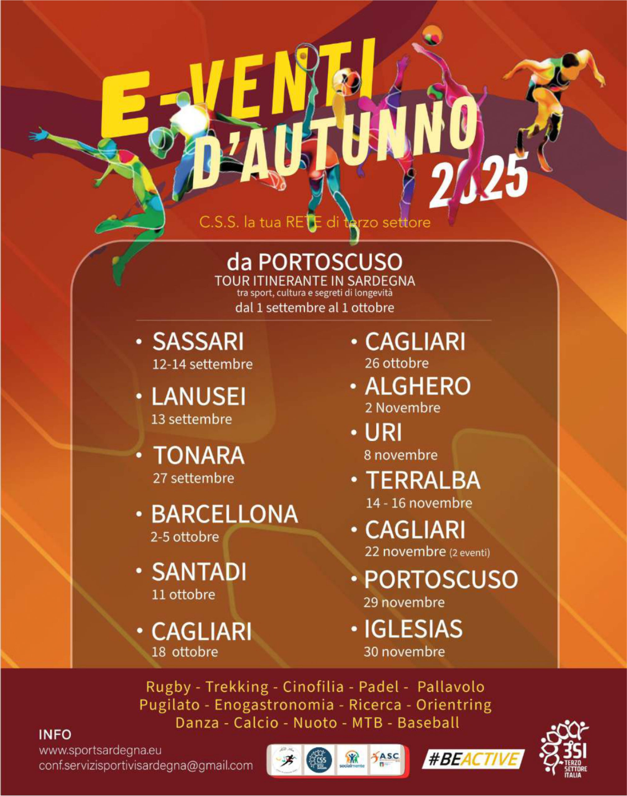 E-venti d autunno 2025