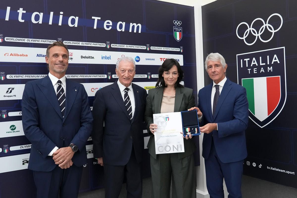L   Avvocato Maria Cecilia Morandini insignita della Stella d   Oro al Merito Sportivo