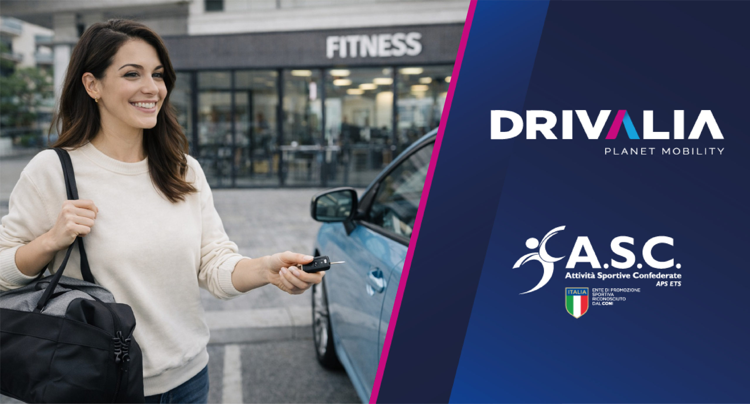ASC e Drivalia  siglato l   accordo per soluzioni di mobilit   agevolate dedicate ai tesserati