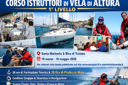 Aperte le iscrizioni al Corso Istruttori di Vela d’Altura di 1° Livello