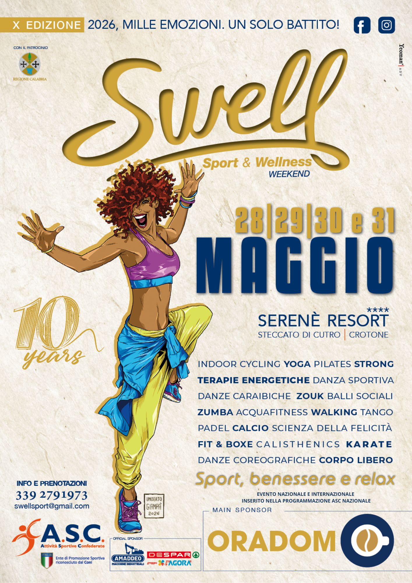 SWELL 2026     Sport  benessere e relax