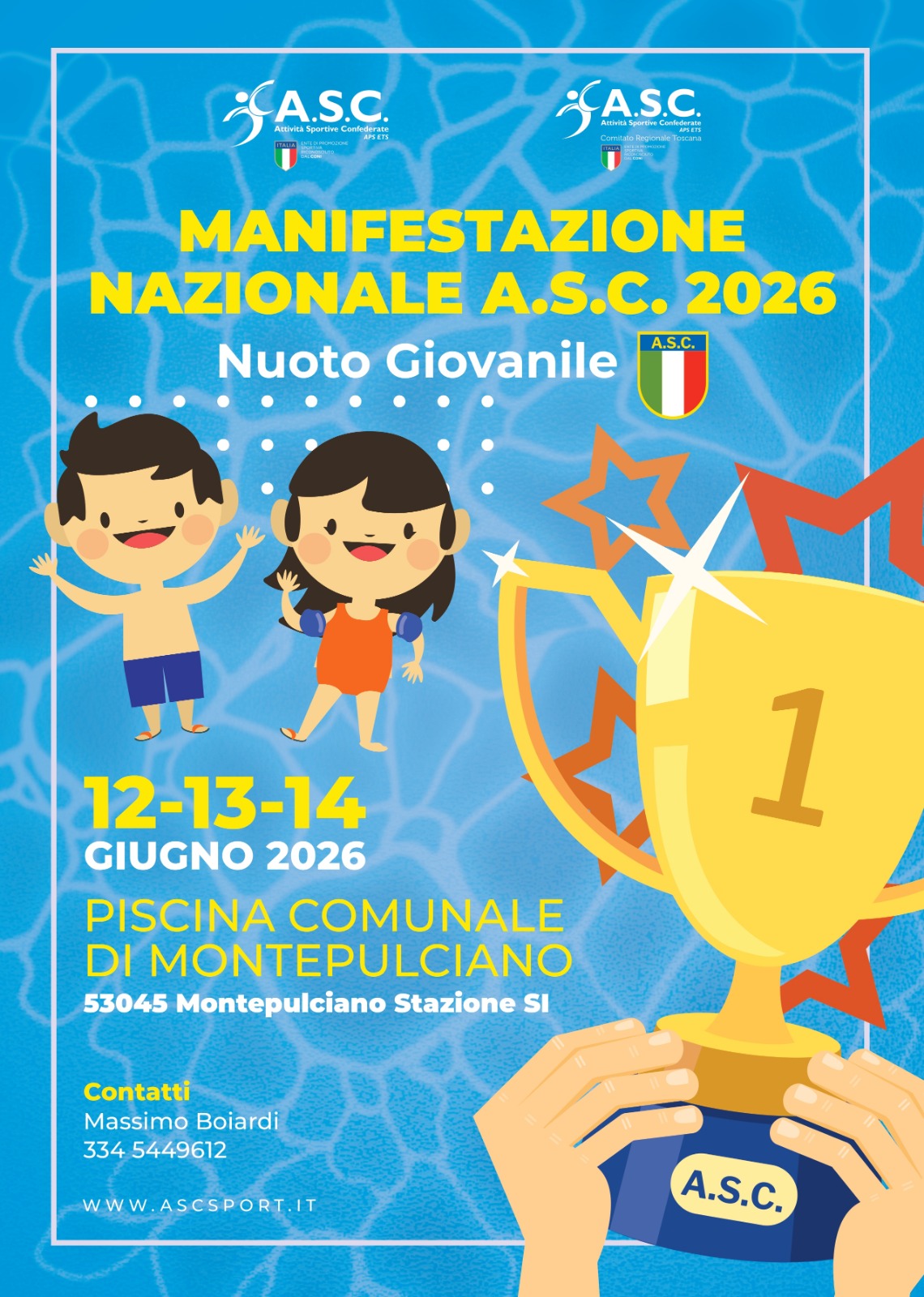 MANIFESTAZIONE NAZIONALE 2026 - SETTORE NUOTO GIOVANILE